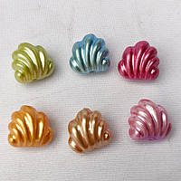 Намистина перламутр "Мушля" Асорті