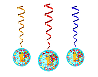 Гирлянды подвески бумажные Первый год мальчик , 5 шт/набор