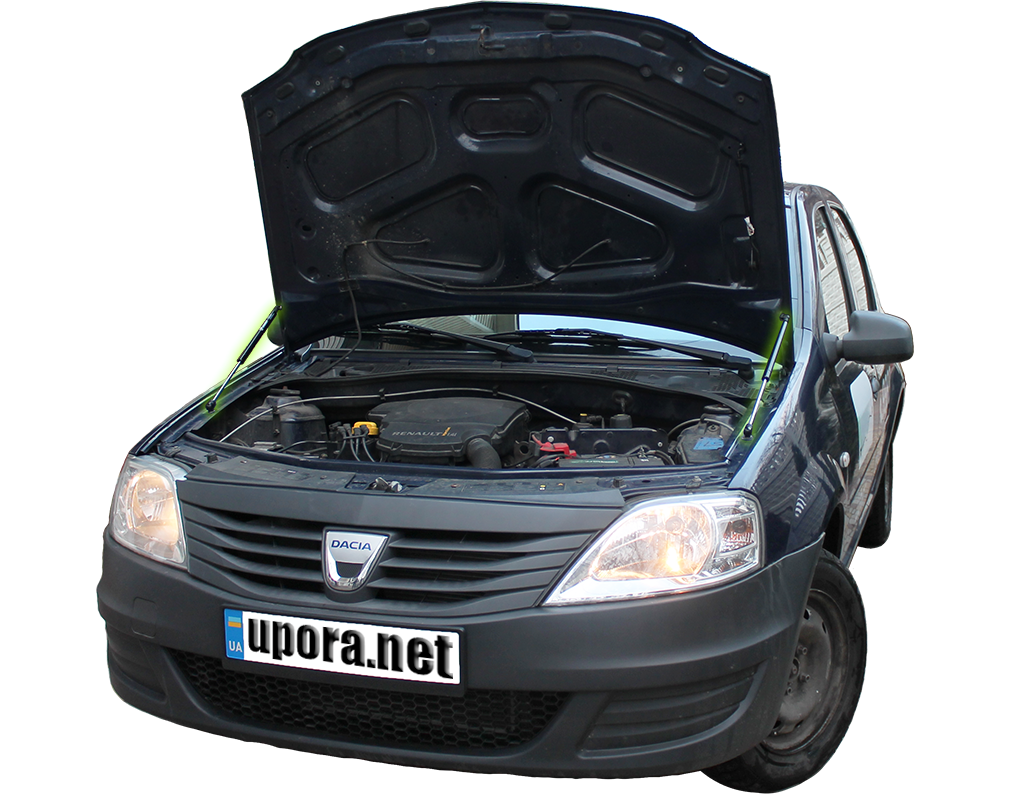 Амортизатор Капота / Упор Капота для Renault Logan / Рено Логан (2004 ...