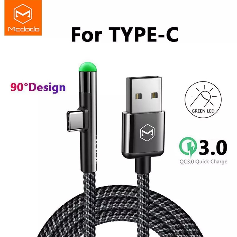 Кабель заряджений 2 метри McDodo Type-C 6A