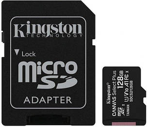 Micro SD 128GB/10 class 100Mb/s Kingston, фото 1