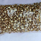 Намистина перламутр "Піраміда" Темний беж, фото 2