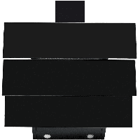 Витяжка GRUNHELM GVN 3521 B похила, 750 м3/год, скло кухонне