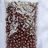 Намистина перламутр "Шестикутник" Коричневий 50 г, фото 2