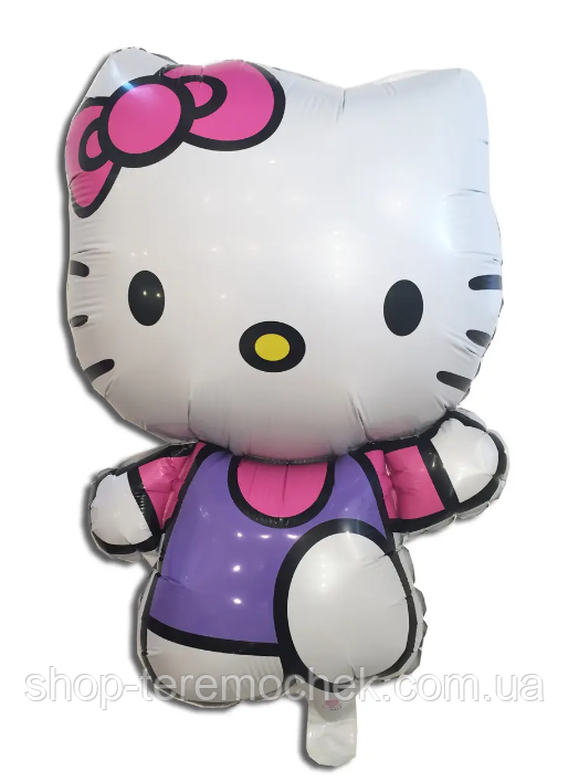 Куля фольгована повітряна  фігура Кітті 70х47 см Китай, фото 1