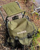 Стілець-рюкзак складний туристичний для відпочинку на природі Ranger FS 93112 RBagPlus RA 4401, фото 2