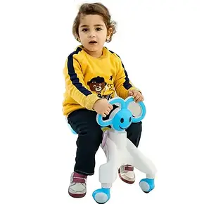 Дитячі ходунки-велосипед Baby Walker на коліщатках Блакитні, фото 4