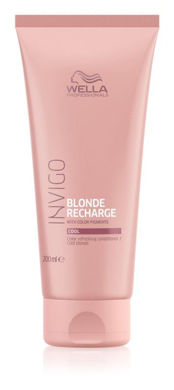 Кондиціонер для холодних відтінків Wella Blonde Recharge Color Refreshing Cond 200мл.
