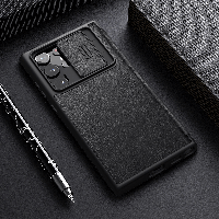 Кожаный чехол книжка Nillkin Qin Pro Leather Case для Samsung Galaxy S22 Ultra Black