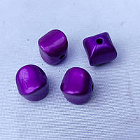Намистина перламутр "Куб" Фіолетовий 50 г