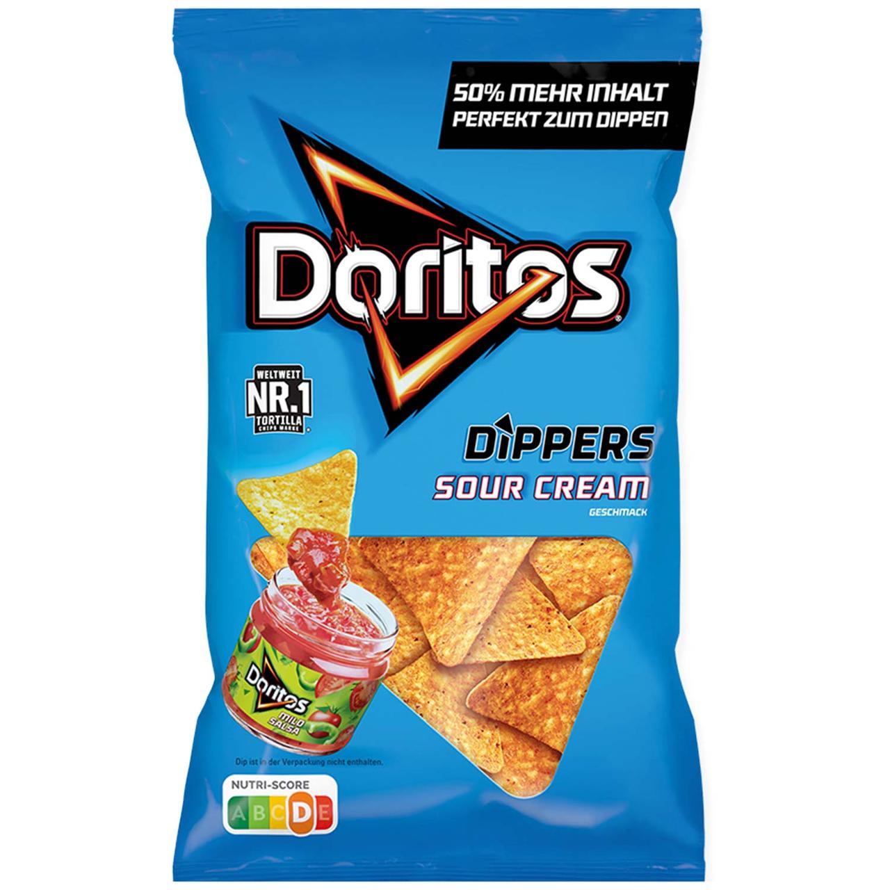 Чипсы Doritos Dippers Lightly Salted 187g