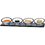 Сервірувальний набір піал Quartet 4шт Nude Glass, фото 2