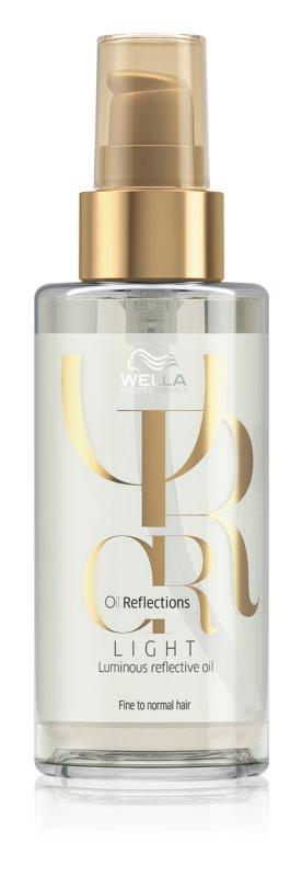 Розгладжувальна олійка для блиску й шовковистості волосся Wella Oil Reflections Light Luminous 30мл.