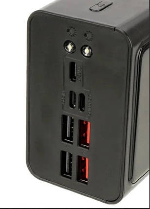 Портативна батарея Power Bank XO-PR125 50000mAh зовнішній акумулятор, універсальна батарея Black, фото 3