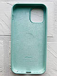 Чохол-накладка  Silicone Case для Apple iPhone 12 Mini Green Marine, фото 3