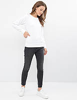 Женский свитшот легкий Fruit of the loom тонкий без начеса Lightweight Raglan Sweat lady-fit реглан свитер Белый, XS