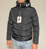 Чоловіча зимова куртка Moncler Чорна 15064