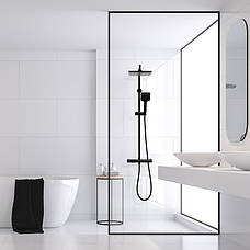 Душовий гарнітур YOKA BODO 23 BLACK з термостатом *, фото 3
