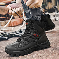 Ботинки тактические Lesko GZ706 Black размер 41 армейские мужские черные кроссовки
