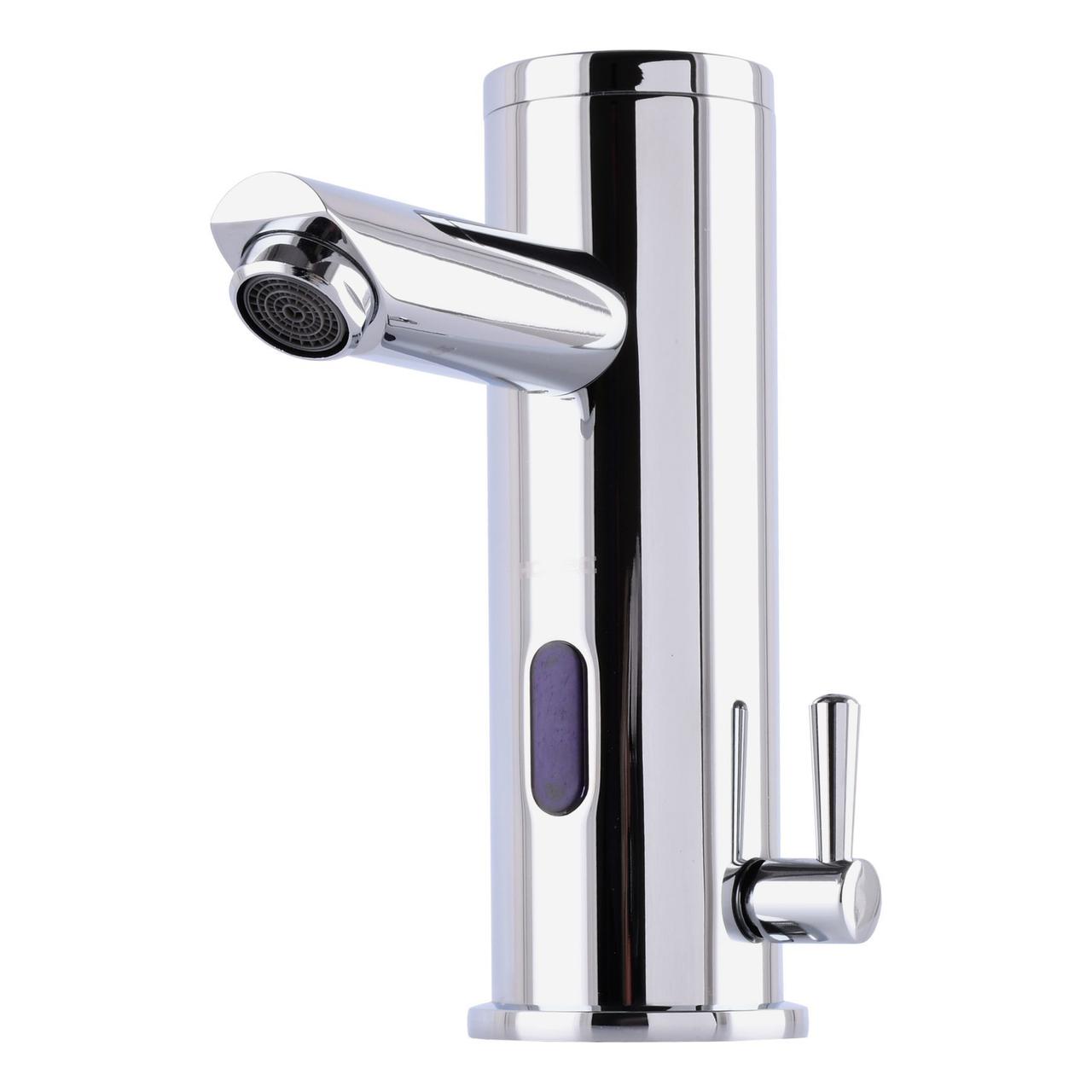 Змішувач сенсорний для умивальника HOTEC 19.115 DC/AC Hot/Cold, фото 1