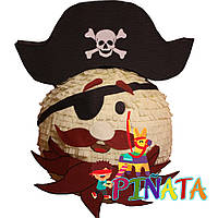 Пиньята Пират, с конфетами внутри.