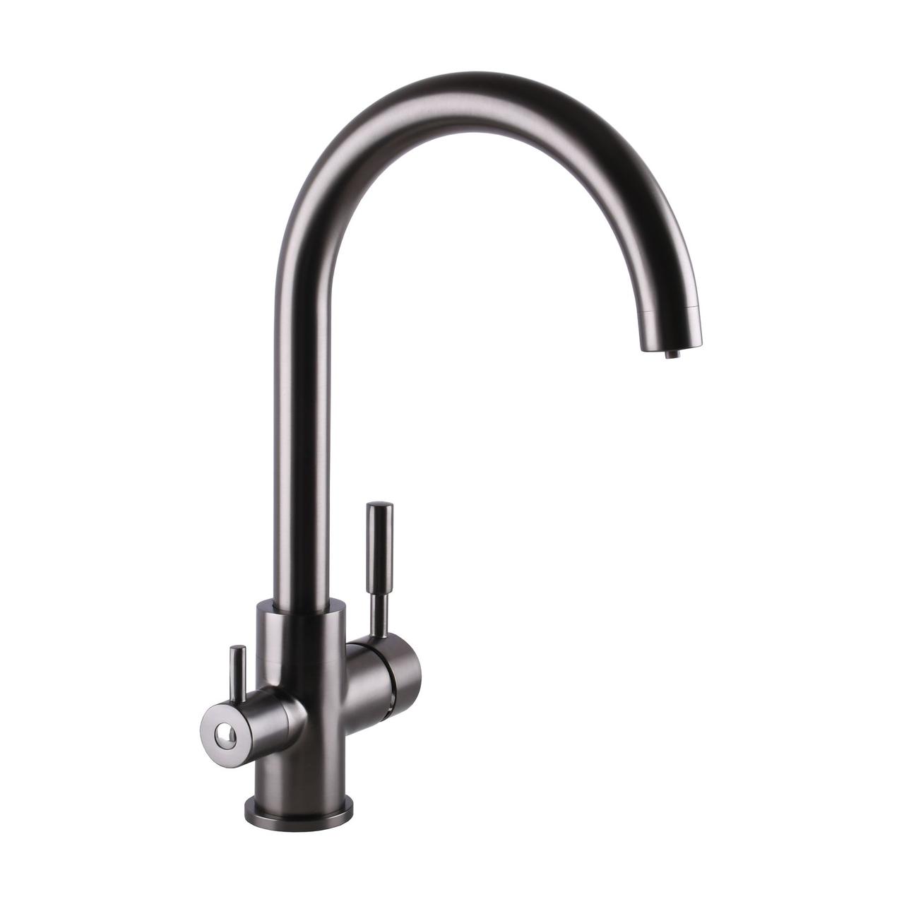 Змішувач для кухні під осмос Globus Lux LAZER GLLR-0333-11-GRAPHITE, фото 1