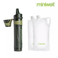 Фільтр Miniwell L600 для очищення води 0.05micron туристичний зі змінними картриджами