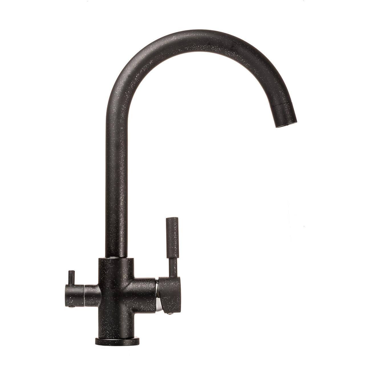 Змішувач для кухні під осмос Globus Lux LAZER GLLR-0333-1-ONIX, фото 1