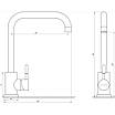Змішувач для кухні Globus Lux ALPEN SBT1-203L-GP, фото 3