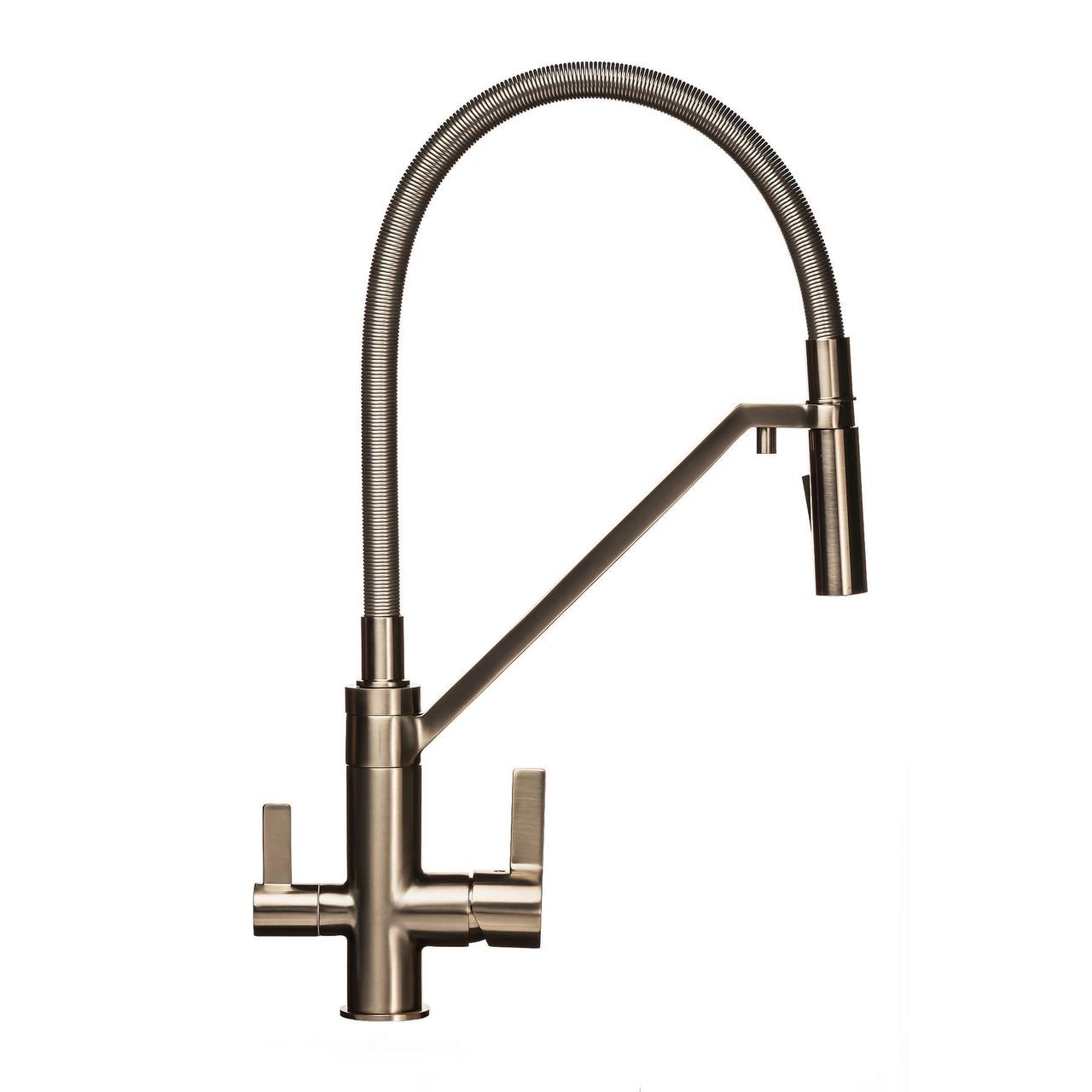 Змішувач для кухні під осмос TOPAZ SARDINIA TS 8812-H24-PVD-S, фото 1