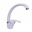 Змішувач для кухні Globus Lux Solly GLSO-0203S 7-WHITE, фото 3