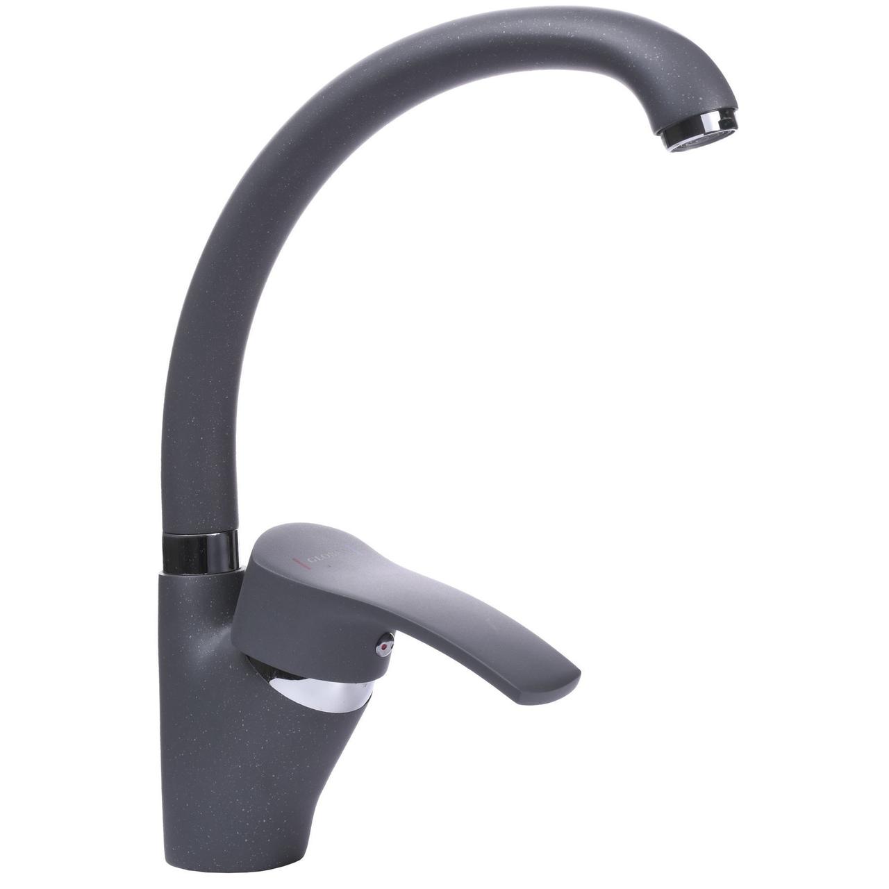 Змішувач для кухні Globus Lux QUEENSLAND GLQU-0203S-BIG-3-TITANIUM, фото 1