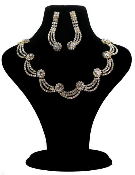 Колье и серьги набор бижутерии для невесты " Chic" (ID#21525981), цена ...