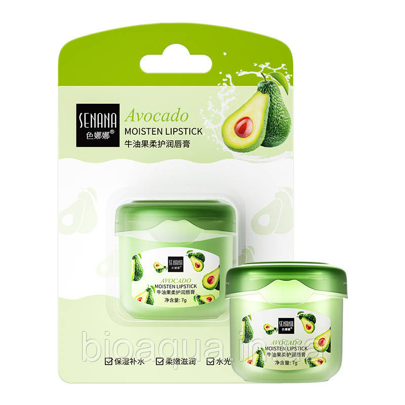 Бальзам для губ Senana Avocado Lip Balm з екстрактом авокадо 7 g