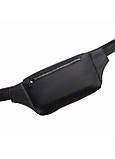 Сумка на пояс бананка Sambag Tirso MSS чорна, фото 6