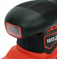 Шліфмашина вібраційна акумуляторна YATO : 18В, 90х187 мм(БЕЗ АКУМУЛЯТОРА), фото 3