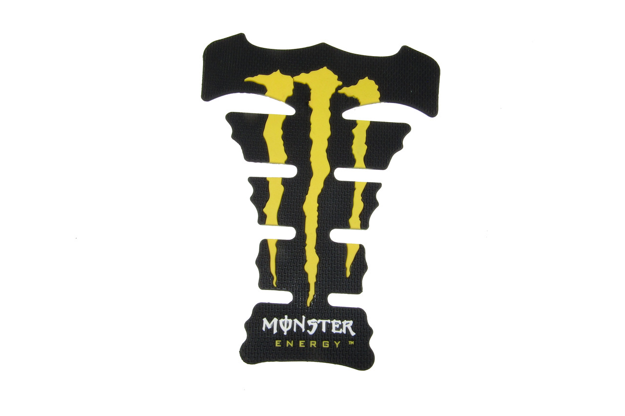 Наклейка на Бак Мотоцикла Чёрно/Желтая MONSTER (уценка) Гребет для Мото ...