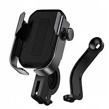 Рушій смартфону Baseus Armor Motorcle Holder Black (SUKJA-01)