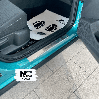Накладки на пороги Volkswagen T-CROSS	с 2019- (Premium)