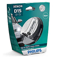 Лампа ксеноновая D1S 12V 35W PHILIPS X-treme Vision gen2 +150% more vision