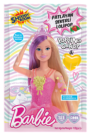 Стріляючий цукор Popping Candy Barbie Strawberry 12g
