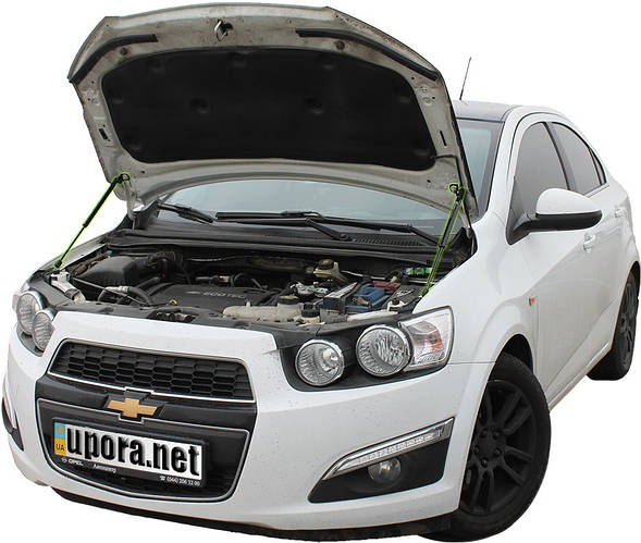 Амортизаторы капота / Упоры капота для Chevrolet Aveo T300 / Шевроле ...