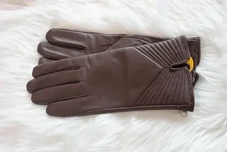 Жіночі шкіряні рукавички 853