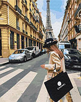 Раскраска по цифрам Неделя моды в Париже © Tany Moko (BS52887) 40 х 50 см (Без коробки)
