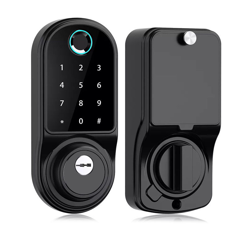 Електронний замок із відбитком пальця на вхідні двері KINGNEED F31, Bluetooth сенсорна клавіатура, App TUYA