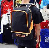 Рюкзак з подвійним дном Joma ESTADIO III 400234.120 чорно- оранжевий, фото 2