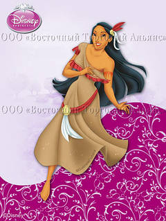 Друк їстівного фото — А4 — Вафельний папір — Принцеса Пооконтас