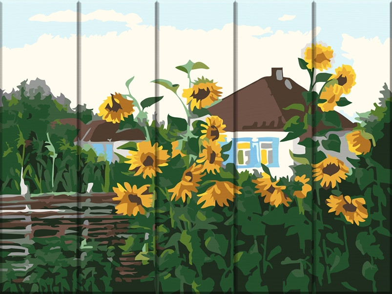 Акційна Живопис по номерам ArtStory Рідне село (ASW184) 30 х 40 см