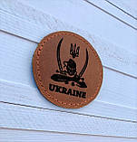 Шеврон шкіряний на липучці 2, фото 2