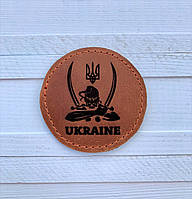 Шеврон шкіряний на липучці 2